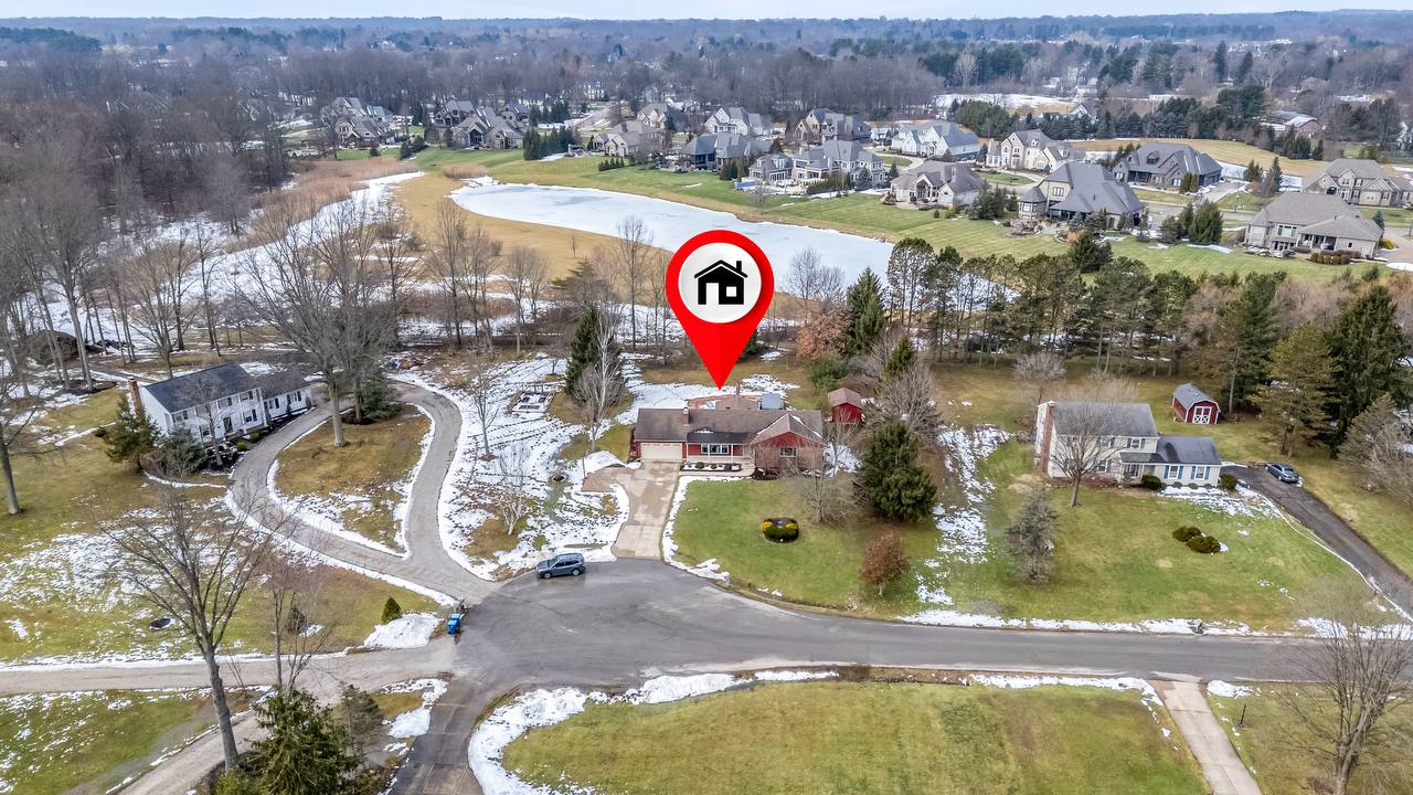 Aerial neighborhood photography