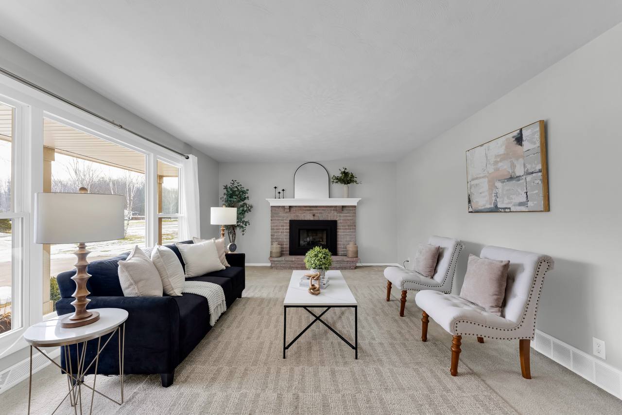 Living room interior photography